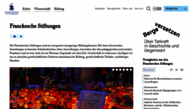 What Francke-halle.de website looked like in 2020 (3 years ago)