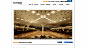 What Formglas.com website looked like in 2020 (3 years ago)