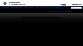 What Fairfaxvw.com website looked like in 2020 (3 years ago)