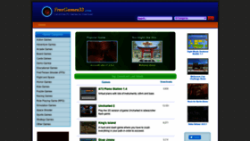 What Freegames33.com website looked like in 2020 (3 years ago)