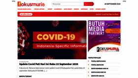 What Fokusmuria.co.id website looked like in 2020 (3 years ago)