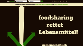 What Foodsharing.de website looked like in 2020 (3 years ago)