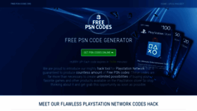 What Free-psn-codes.org website looked like in 2020 (3 years ago)