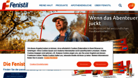 What Fenistil.de website looked like in 2020 (3 years ago)