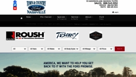 What Fordnashville.com website looked like in 2020 (3 years ago)