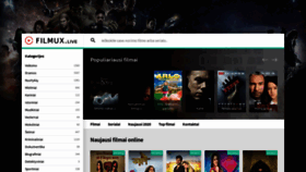 What Filmux.live website looked like in 2020 (3 years ago)