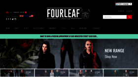 What Fourleafclothing.co.uk website looked like in 2020 (3 years ago)