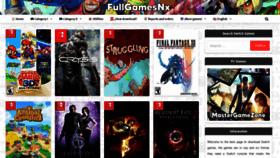 What Fullgamesnx.com website looked like in 2020 (3 years ago)