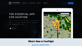 What Foreflight.com website looked like in 2020 (3 years ago)