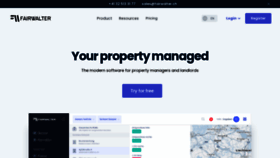 What Fairwalter.ch website looked like in 2020 (5 years ago)