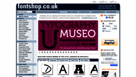 What Fontshop.co.uk website looked like in 2020 (3 years ago)