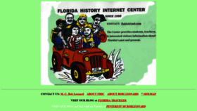 What Floridahistory.org website looked like in 2020 (3 years ago)