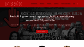 What Frso.org website looked like in 2020 (3 years ago)