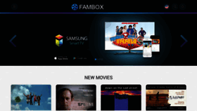 What Fambox.tv website looked like in 2020 (3 years ago)