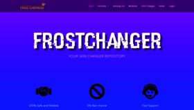 What Frostchanger.de website looked like in 2020 (3 years ago)