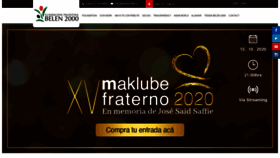What Fundacionbelen2000.cl website looked like in 2020 (3 years ago)