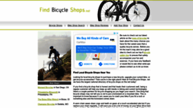 What Findbicycleshops.net website looked like in 2020 (3 years ago)
