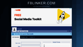 What Fblinker.com website looked like in 2020 (3 years ago)