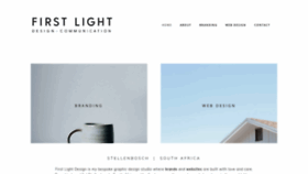 What First-light.co.za website looked like in 2020 (3 years ago)