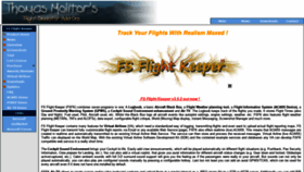 What Flightkeeper.net website looked like in 2020 (4 years ago)