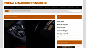 What Fotoik.pl website looked like in 2020 (3 years ago)