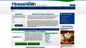 What Fitnesshealth101.com website looked like in 2020 (3 years ago)