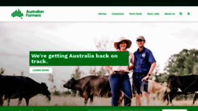 What Farmers.org.au website looked like in 2020 (3 years ago)