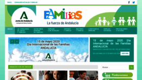 What Familiasandalucia.es website looked like in 2020 (3 years ago)