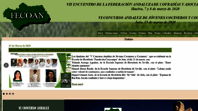 What Fecoan.es website looked like in 2020 (3 years ago)