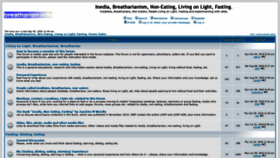 What Forum.breatharian.info website looked like in 2020 (4 years ago)