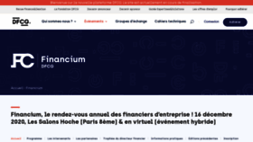 What Financium.fr website looked like in 2020 (3 years ago)