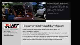 What Frachthubschrauber.de website looked like in 2020 (3 years ago)