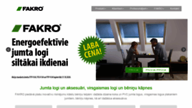 What Fakro.lv website looked like in 2020 (3 years ago)