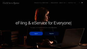 What Fileandservexpress.com website looked like in 2020 (3 years ago)