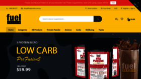 What Fuelprotein.com.au website looked like in 2020 (3 years ago)