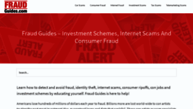 What Fraudguides.com website looked like in 2020 (3 years ago)