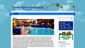What Familyfunincarlsbadca.com website looked like in 2020 (3 years ago)