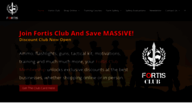 What Fortisgroup.co.za website looked like in 2020 (3 years ago)