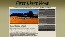 What Freewhitenoise.com website looked like in 2020 (3 years ago)