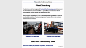 What Fleetdirectory.co.uk website looked like in 2020 (3 years ago)