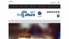 What Fmcultura.com.br website looked like in 2020 (3 years ago)