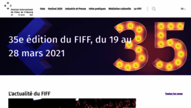 What Fiff.ch website looked like in 2020 (3 years ago)