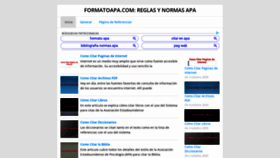 What Formatoapa.com website looked like in 2020 (3 years ago)