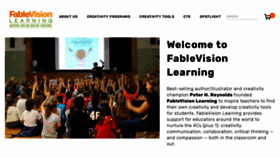 What Fablevisionlearning.com website looked like in 2020 (3 years ago)