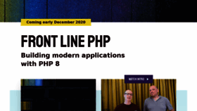 What Front-line-php.com website looked like in 2020 (3 years ago)