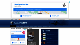 What Fussball-talente.com website looked like in 2020 (3 years ago)