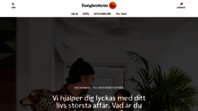 What Fastighetsbyran.se website looked like in 2020 (3 years ago)