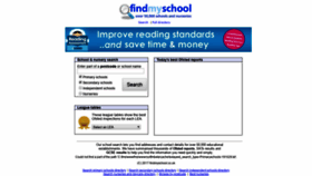 What Findmyschool.co.uk website looked like in 2020 (3 years ago)