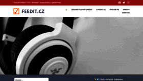What Feedit.cz website looked like in 2020 (5 years ago)