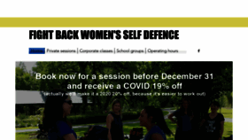 What Fightbackselfdefence.com.au website looked like in 2020 (3 years ago)